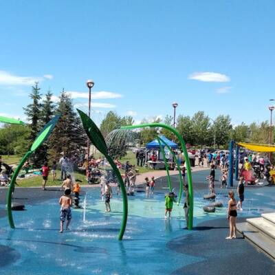 Rotary Park Fort St. John splash pad