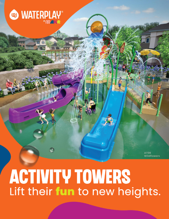 Waterplay activity tower catalogue