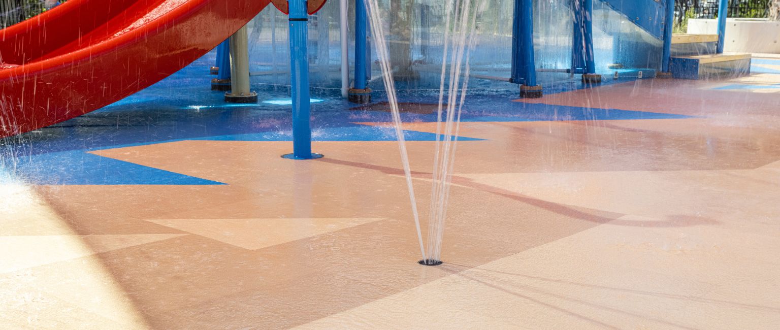 4 Soft and cushioned splash pad surfacing by LifeFloor